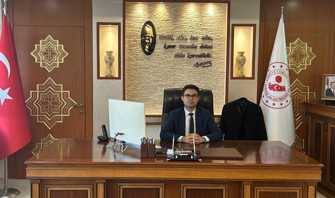 KAYSERİ (AA) – Kayseri'nin Sarıoğlan ilçesinde atanan Kaymakam Tugay Kalkanlı,