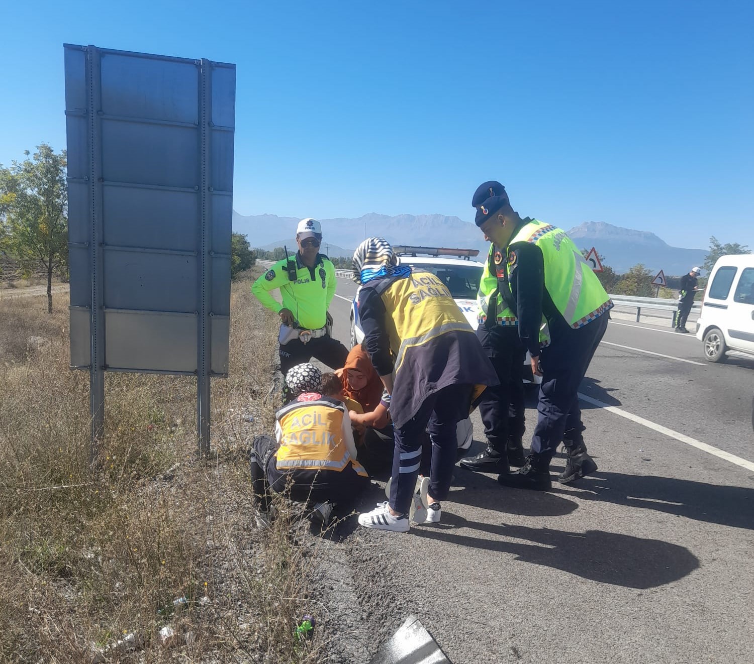KONYA (AA) – Konya'nın Seydişehir ilçesinde meydana gelen trafik kazasında