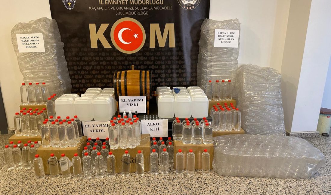 SİVAS (AA) – Sivas'ta 215,5 litre kaçak alkol ele geçirilen