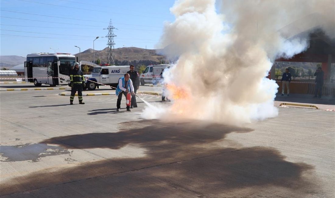 SİVAS (AA) – Sivas Numune Hastanesinde deprem, yangın ve Kimyasal,