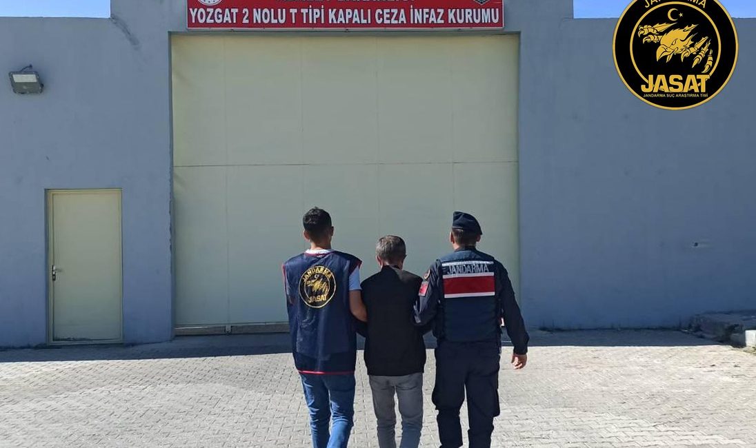 YOZGAT (AA) – Yozgat'ta hakkında 6 yıl kesinleşmiş hapis cezası