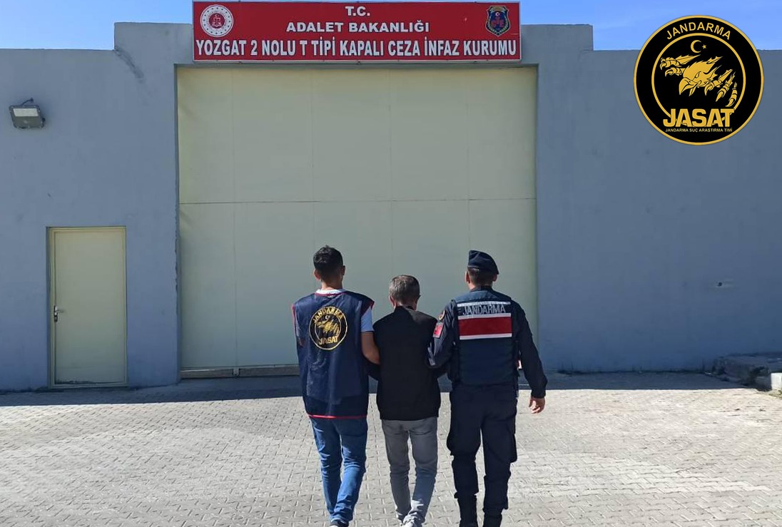 YOZGAT (AA) – Yozgat'ta hakkında 6 yıl kesinleşmiş hapis cezası