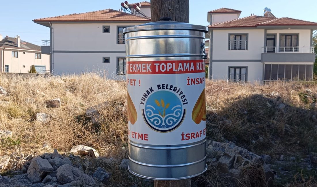 KONYA (AA) – Konya’nın Yunak ilçesinde, ekmek israfını önlemeye yönelik