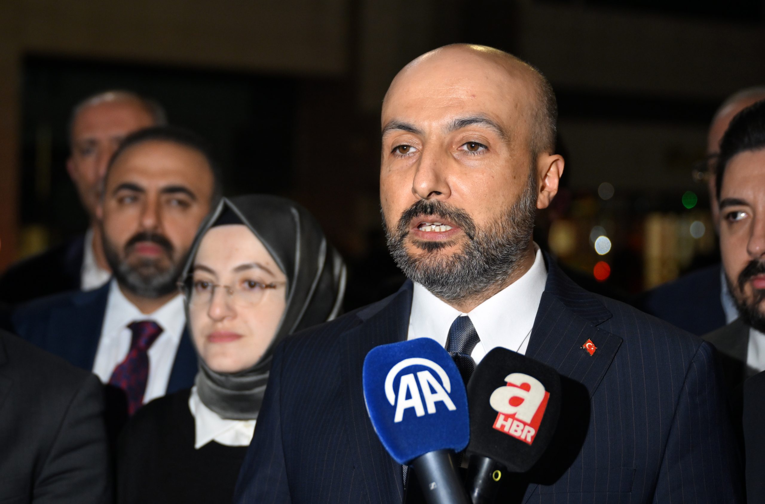 - "Hakaretler ederek bize saldırmışlardır. Milli bayramları, milli değerleri istismar