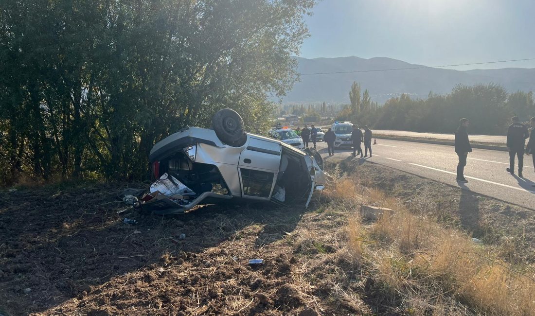 SİVAS (AA) – Sivas'ın Akıncılar ilçesinde otomobilin devrilmesi sonucu yaralanan