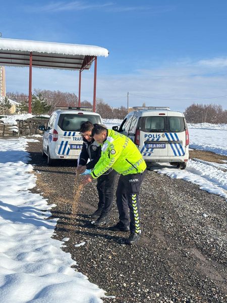 SİVAS (AA) – Sivas'ın Akıncılar ilçesinde polis ve jandarma ekipleri,