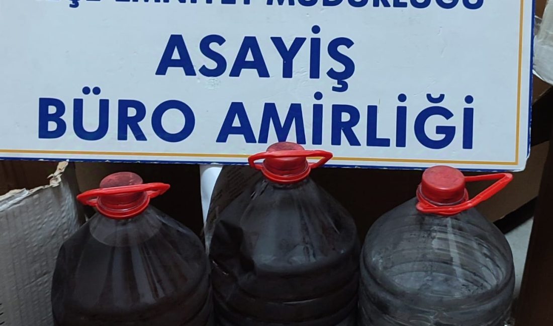 KONYA (AA) – Konya'nın Akşehir ilçesinde polisin düzenlediği operasyonda 15