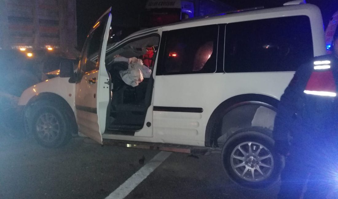 ANKARA (AA) – Ankara'nın Polatlı ilçesinde hafif ticari aracın park