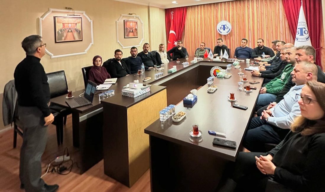 BEYPAZARI (AA) – Beypazarı Ticaret Odası üyeleri, akreditasyon sistemi, stratejik