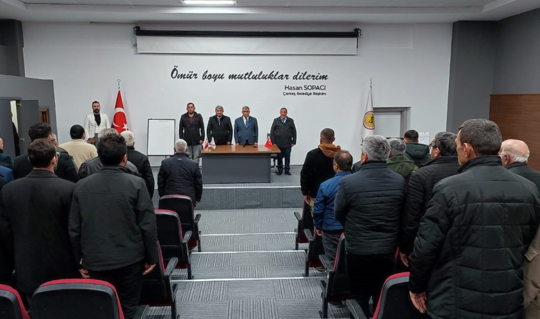 ÇANKIRI (AA) – Çerkeş ilçesinde Köylere Hizmet Götürme Birliği Meclis