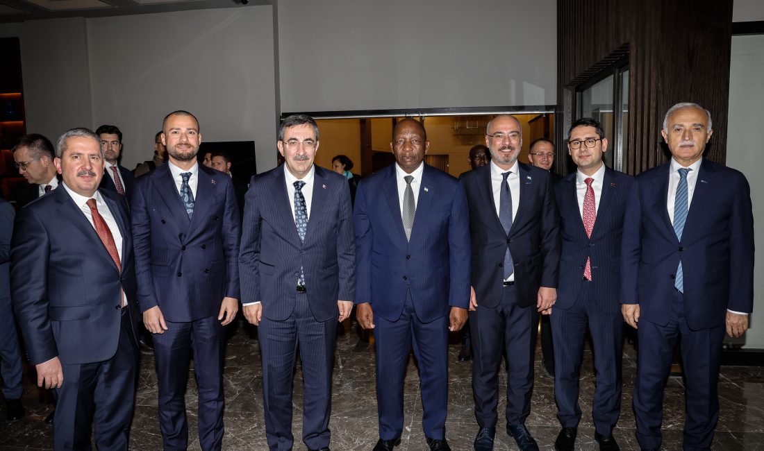 ANKARA (AA) – Cumhurbaşkanı Yardımcısı Cevdet Yılmaz, "(Türkiye-Lesotho) İkili ticaret