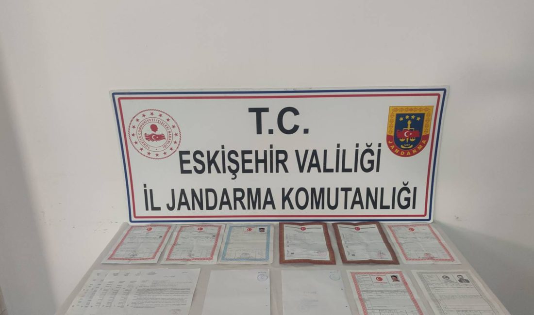 ESKİŞEHİR (AA) – Eskişehir'in Odunpazarı ve Seyitgazi ilçelerinde jandarma tarafından