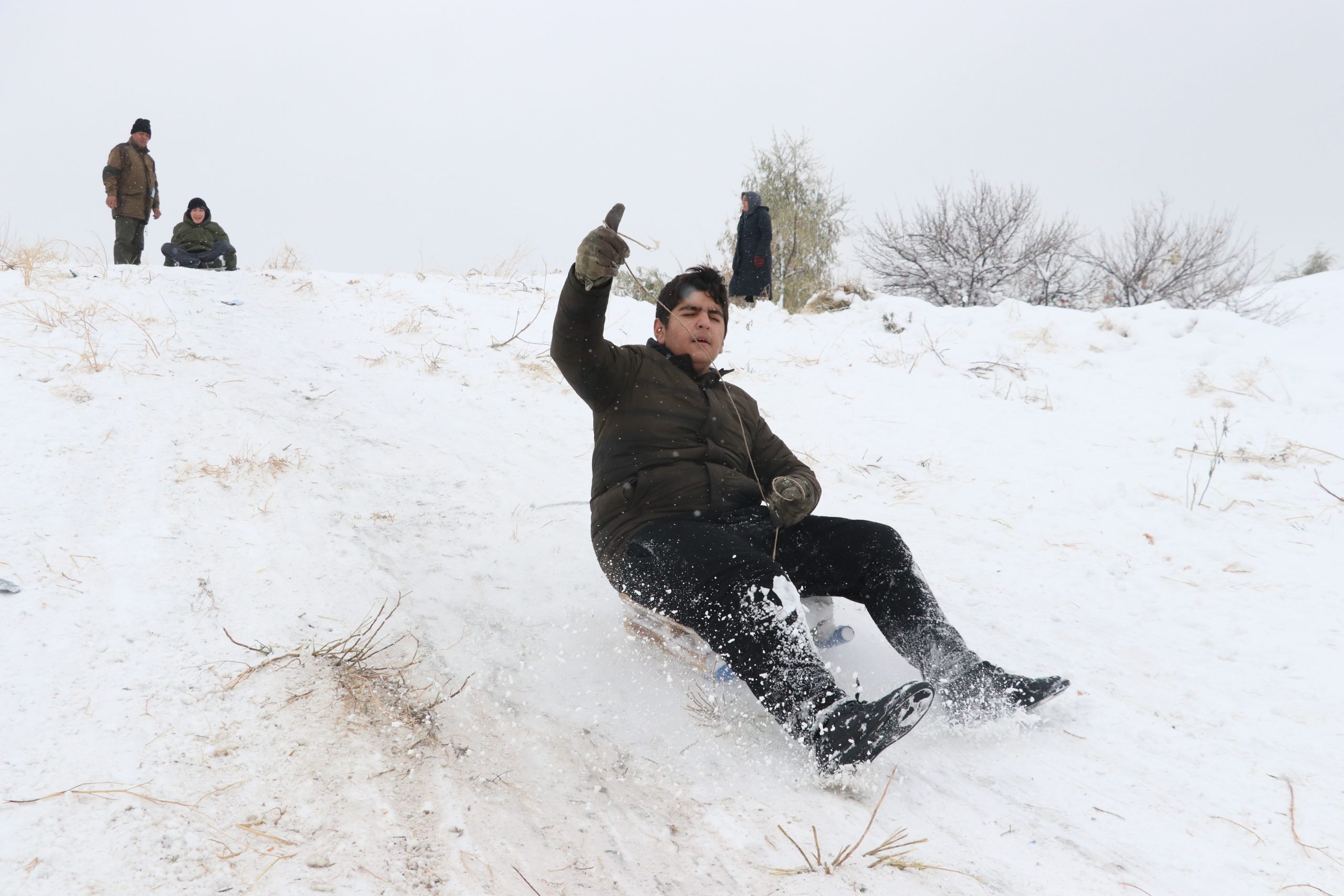KAYSERİ (AA) – Kayseri'de kar nedeniyle okulların tatil edilmesini fırsat