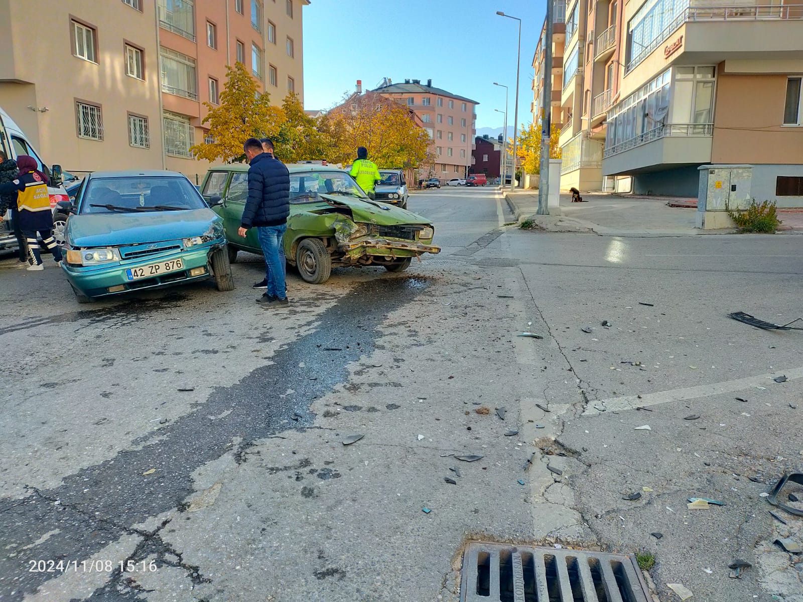 KONYA (AA) – Konya'nın Seydişehir ilçesinde meydana gelen trafik kazasında