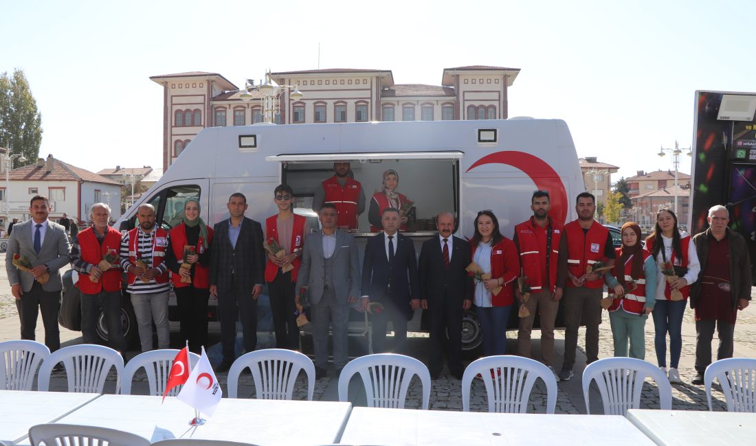 SİVAS (AA) – Sivas'ın Şarkışla ilçesinde Kızılay Haftası dolayısıyla çeşitli