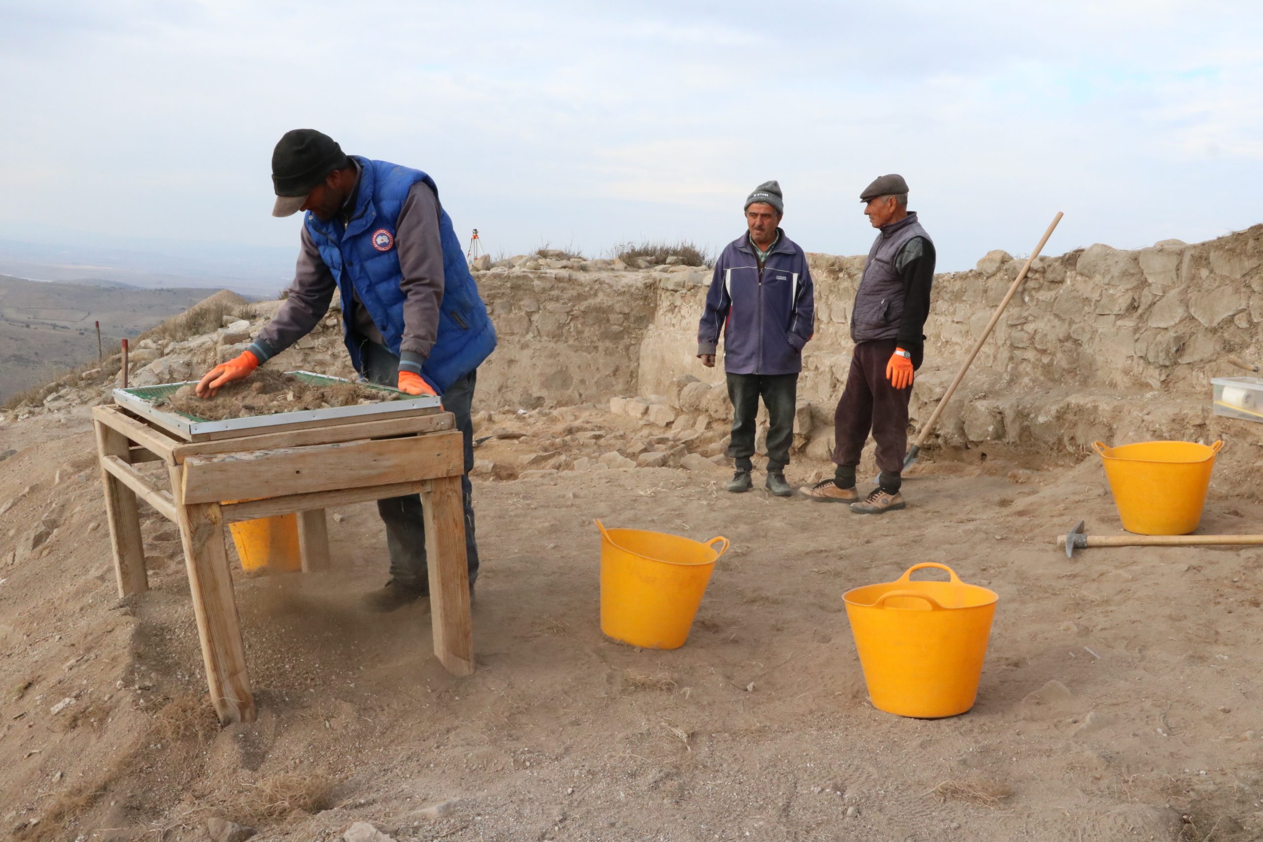 YOZGAT (AA) – Yozgat'ın Sorgun ilçesinde bulunan Kerkenes Harabeleri olarak