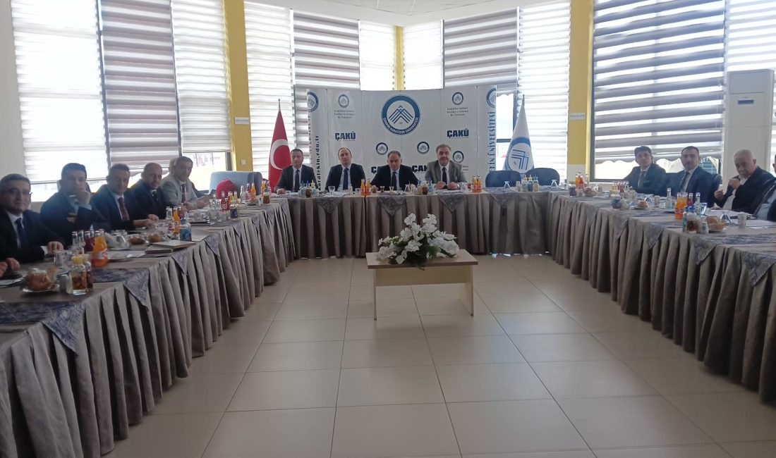 Hüseyin Çakırtaş başkanlığında gerçekleştirilen toplantı, Çankırı Karatekin Üniversitesi ev sahipliğinde