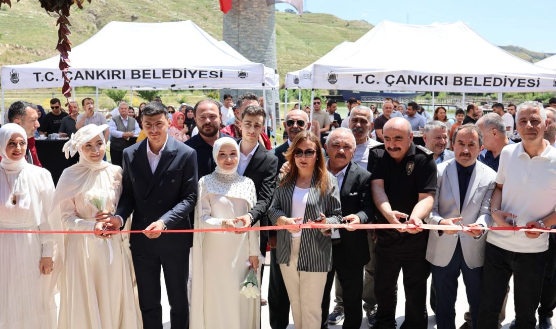 Çankırı Belediyesi tarafından Recep Tayyip Erdoğan Parkı içerisinde yapımı tamamlanan