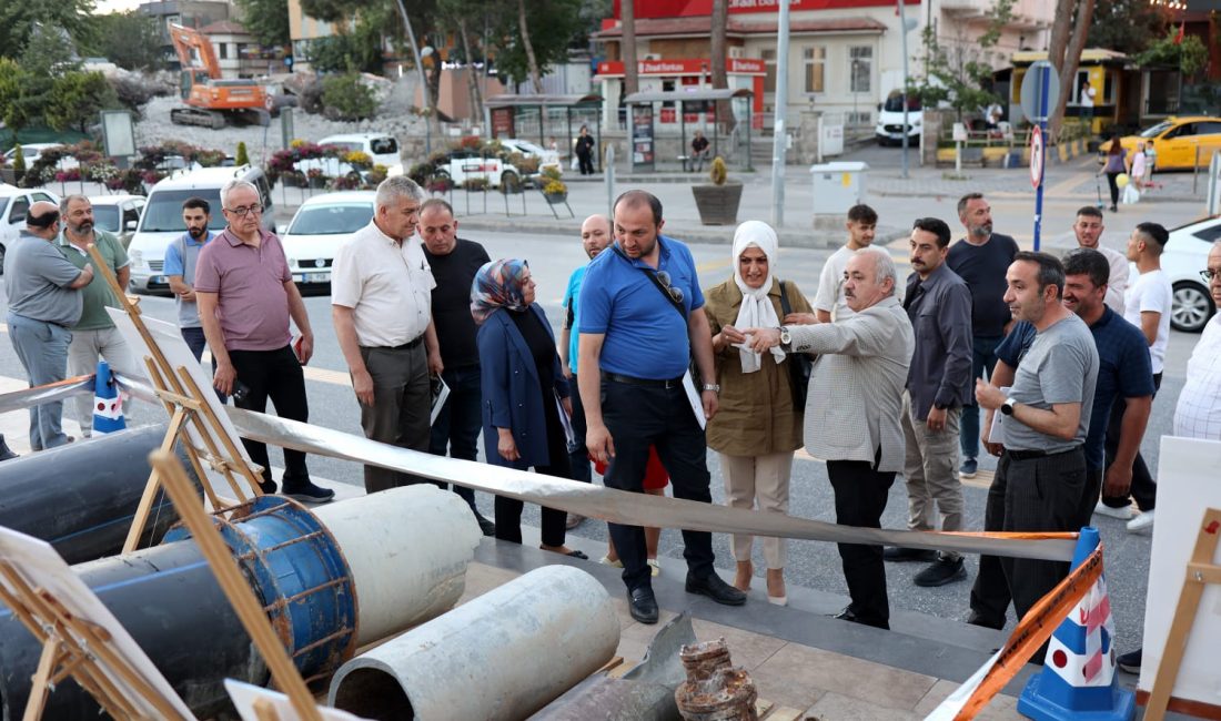 Çankırı Belediyesi, içme suyu altyapısında ekonomik ömrünü tamamlayan asbestli boruları