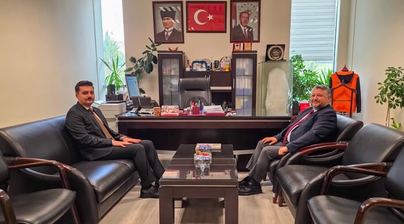 Kızılırmak Kaymakamı Hüseyin Akçay, İl Kültür ve Turizm Müdürü Muharrem