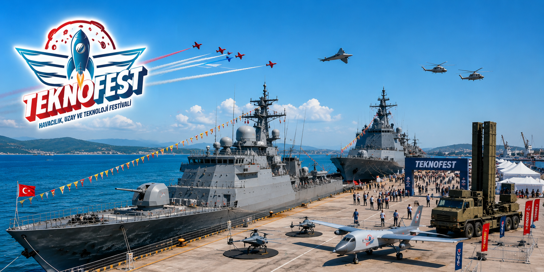 TEKNOFEST 2026 kapsamında düzenlenen TEKNOFEST Mavi Vatan, Kocaeli'nin Gölcük ilçesindeki