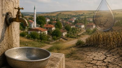 Bir köyde suyun azalması, sadece çeşmelerin daha az akması demek