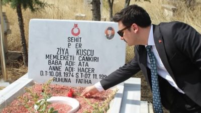 Kızılırmak Kaymakamı Hüseyin Akçay ve kurum amirleri, 19 Eylül Gaziler