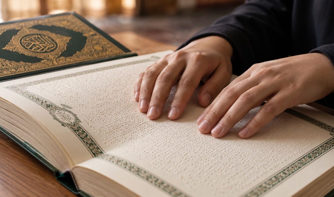 Çankırı İl Müftülüğü, görme engelli vatandaşlara yönelik Braille Alfabesi ile