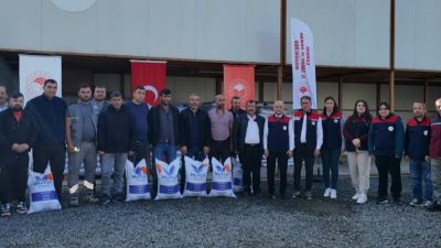 Çankırı’da mera alanlarını iyileştirmek amacıyla 6 köye 14 ton Macar