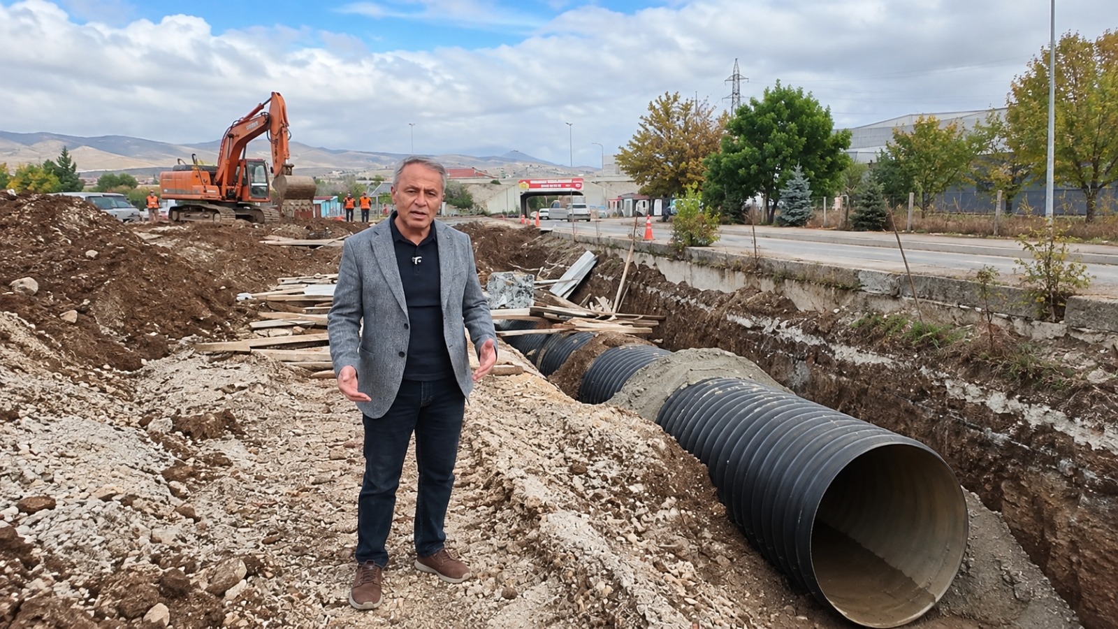 Çerkeş’te yoğun yağmur ve kar sularının oluşturabileceği taşkın riskine karşı