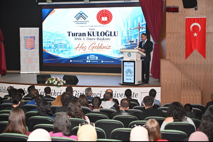  HSK 1. Daire Başkanı Turan Kuloğlu, ÇAKÜ’de düzenlenen seminerde