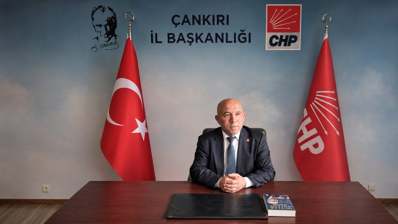 CHP Çankırı İl Başkanı Kamil Akdoğan, 29 Ekim Cumhuriyet Bayramı