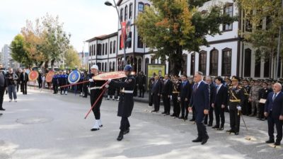 29 Ekim Cumhuriyet Bayramı’nın 103. yıl dönümü dolayısıyla düzenlenen törende,