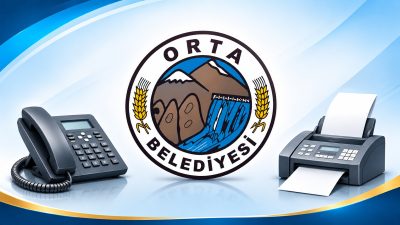 Orta Belediyesi, telefon hatları ve faks sistemlerinde 27 Ekim 2026