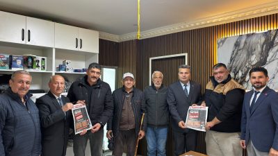 Yeniden Refah Partisi heyeti, Eldivan’da esnaf, halk pazarı, kurum müdürleri
